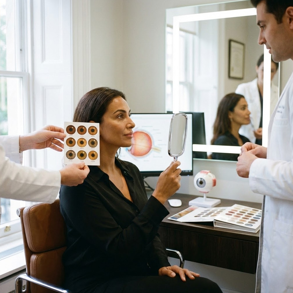 Changing Eye Color with FLAAK Pro Surgery: Choosing the Right Color for Your Skin Tone